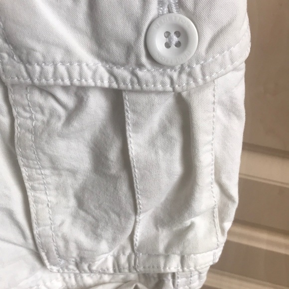 White Benetton Boys Cargo Shorts - Picture 2 of 6